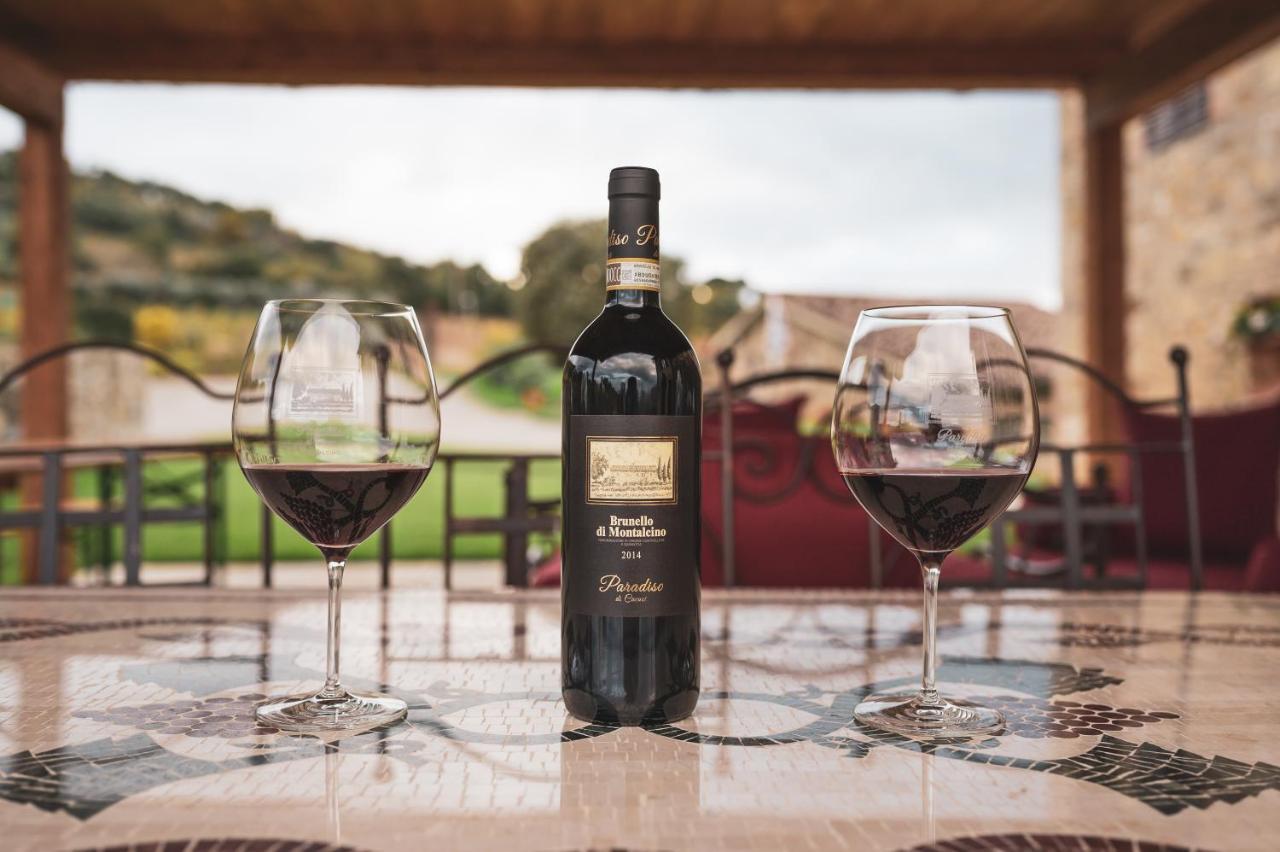Wine Estate Rooms Paradiso Di Cacuci Монтальчино Екстер'єр фото